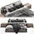 Zegen Ash Bed: Elegant and Stylish Sleeping Solution 3D model small image 3