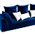 Title: Edra Absolu 02: Luxurious Sofa for Absolute Comfort 3D model small image 3