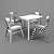 MAGNI Dining Set (Reloading) 3D model small image 1