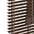 Title: Elegant Wood Blinds Collection 3D model small image 2