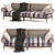 Modern Ribes Sofa | Stylish & Comfortable 3D model small image 1