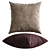 Velvet Pillow Collection: Luxurious and Stylish 3D model small image 3