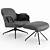 Swivel Low Lounger by BD Barcelona 3D model small image 1