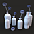 Pharmacy Bottle Ensemble: Chic & Practical 3D model small image 3
