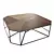 Metal and Wood Coffee Table 3D model small image 2