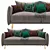 Modern Matera Sofa: High-Quality, Accurate Representation 3D model small image 2
