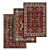 Luxury Carpet Set: High-Quality Textures 3D model small image 1