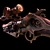 Victorian Vintage Handgun: Timeless Elegance in Your Hands 3D model small image 3