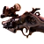 Victorian Vintage Handgun: Timeless Elegance in Your Hands 3D model small image 8