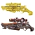 Victorian Vintage Handgun: Timeless Elegance in Your Hands 3D model small image 10