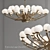 Grandiose Brass Chandelier: Exquisite Design 3D model small image 1