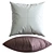 Silk Decorative Pillows Collection 3D model small image 3