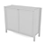 Bronze Textured Maxime Cabinet 3D model small image 5