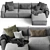 Elise Stretch Leather Sofa - Modern Comfort in Your Living Room 3D model small image 4