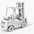 EQUIPMAX 3000 Forklift: Maximum Efficiency for Your Warehouse. 3D model small image 5