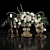 Antique Elegance: 28-Piece Decoration Set 3D model small image 1