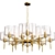 Elegant Globe Pendant Chandelier Set 3D model small image 2