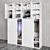 Ikea Ophus Sliding Door Wardrobe with 8 Drawers 3D model small image 3