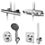 GROHE Set 96: Ultimate Shower Systems 3D model small image 2