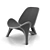 Sleek Zaha Hadid Chair: Futuristic Elegance 3D model small image 2