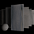 Santorini Fume Stone Set: Multi-Texture Tiles 3D model small image 3