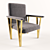 Art Deco Chair 3D model small image 1