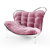 Art Deco Velvet Chaise Lounge 3D model small image 3