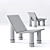 Contemporary Concrete Lounge 3D model small image 12