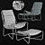 Bug Lounge Chair & Ottoman 3D model small image 4