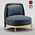 Sleek Minotti Design: 3D Max & .obj Compatibility 3D model small image 1