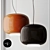 Modern Pendant Lights: Chouchin 1 & Chouchin 3 3D model small image 1