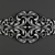 Elegant Baroque Floral Design 3D model small image 4