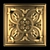 Elegant Gilded Wood Panel 3D model small image 2