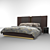 Elegant Rugiano Bed: Stylish Design 3D model small image 2