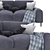 Modern Comfort Love Sofa 3D model small image 3