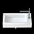 Kaldewei CONO Sink: Compact and Complete 3D model small image 3