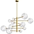 Elegant Chandelier Set: Argento & Bermude 3D model small image 3