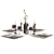 Modern 2-Piece Table Set 3D model small image 7