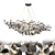 COIN Terzani: Stunning Metal Pendant Chandelier 3D model small image 1