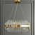 Elegant Odeon Light Chandelier 3D model small image 1