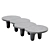 Sleek Mesh Table: Modern Design 3D model small image 1