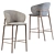 Mela: Elegant and Functional Barstool 3D model small image 1