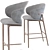 Mela: Elegant and Functional Barstool 3D model small image 4