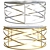 Contemporary Nora Round Accent Table 3D model small image 1