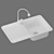 Modern Single Bowl Sink 3D model small image 2