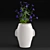 Modern Ceramic Amenna Vase: Stylish & Compact 3D model small image 3