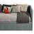 Maya Barrè Children's Sofa Bed: Stylish and Functional 3D model small image 3