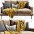 Verzelloni Larsen Sofa: Modern Italian Elegance 3D model small image 3