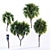 Tropical Paradise Palms 3D model small image 3