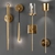 Stylish Wall Light Set: Lampatron Stylus 3D model small image 1